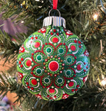 Hand Painted Mandala Ornament