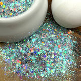 Y - Glitter Initial Keychain