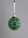 Hand Painted Mandala Ornament