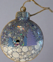 Winter’s Day Hand Painted Ornament