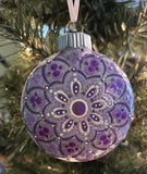 Hand Painted Mandala Ornament