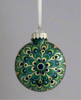 Hand Painted Mandala Ornament