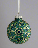 Hand Painted Mandala Ornament