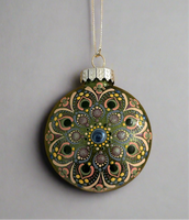 Hand Painted Mandala Ornament