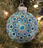 Hand Painted Mandala Ornament