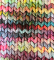 Rainbow Stockinette Knit Glasses Case