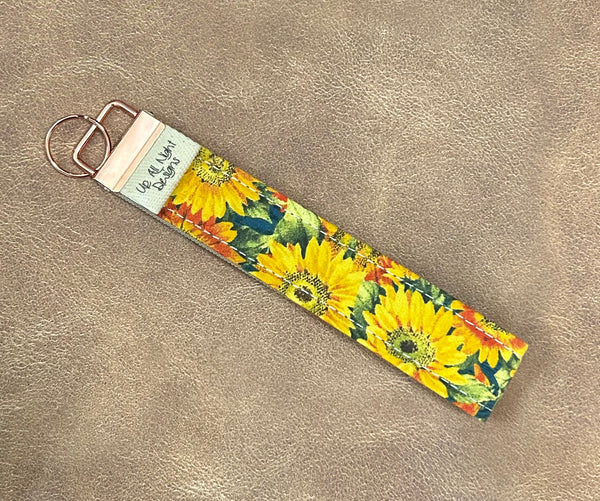 Sunflowers Keyfob