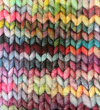 Rainbow Stockinette Knit Glasses Case