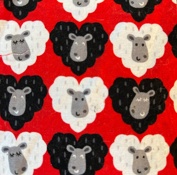 Black and White Sheep Corner Bookmark