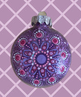 Hand Painted Mandala Ornament