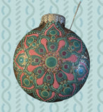Hand Painted Mandala Ornament