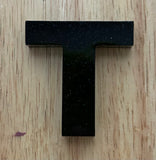 T - Glitter Initial Keychain