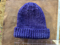 Hand Knit 100% Wool Hat - Small Adult/Teen