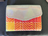 Rainbow Plaid Mini Clutch Wallet
