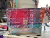 PRE-ORDER Pastel Rainbow Plaid project bag