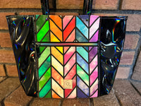 PREORDER Rainbow Chevron Tote Bag