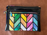 PREORDER Rainbow Stained Glass XL Wristlet