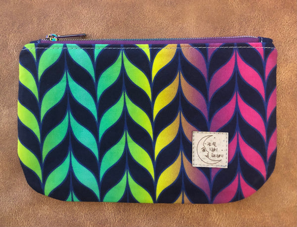 Rainbow Mermaid Tail Large Zipper pouch