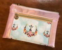 Floral Wars Resistance XL wristlet