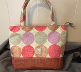 Project bag - copper, pink, lilac