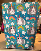 PREORDER Rainbow Unicorn Guinea Pigs Carbage Bag