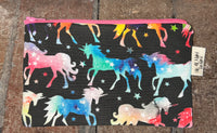 Rainbow Unicorns Zipper Pouch