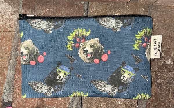 Bears and Beets Zipper Pouch