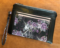 Gothic Unicorn XL wristlet